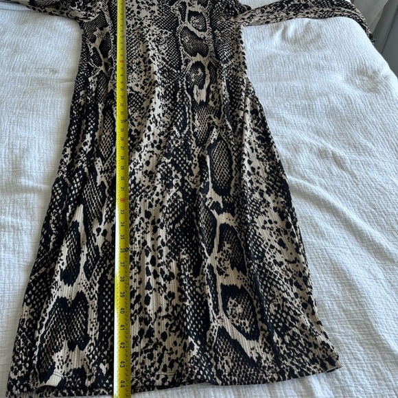 Zara Animal Print Midi Dress Size L Ref 5643324 - Picture 12 of 16